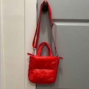 Stylish Red Quilted Women's Bag
